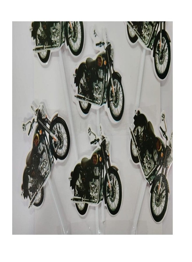 XilaMagic Bike Theme Paper Cake Topper - Image 3